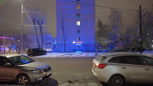 Ночная Пермь (Эспланада, Соборная площадь) смотреть онлайн
