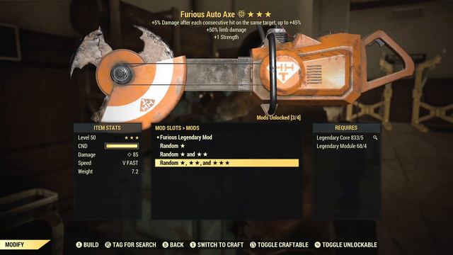 Fallout 76 - Auto Axe - Legendary Crafting - 10 Rolls - PART 2 смотреть онлайн