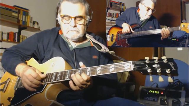 Fever REMIXED - 2 alone - 2001 Gibson ES175 archtop guitar plugged - 1978 Fender Jazz Bass Fretless смотреть онлайн