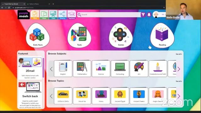 SchoolScape IT 2021 | Video Snippets | An introduction to Purple Mash and Python in Pieces смотреть онлайн