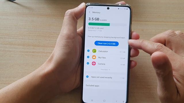 Galaxy S21/Ultra/Plus: How to Use Clean Now to Free Up Memory by Stopping Background Apps смотреть онлайн
