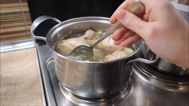 Быстрый суп с брокколи и курицей. Можно есть хоть каждый день!