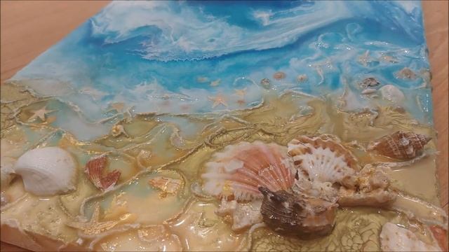 Картины из эпоксидной смолы. Базовая техника (ResinArt Easy Tutorial)