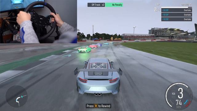 PXN V99 Gaming Steering Wheel & Forza Motorsport Game Demo For PC.#pxn #tutorial #forzamotorsport