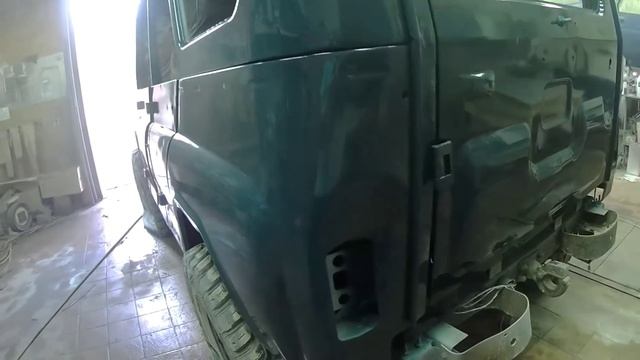 ПОКРАСКА УАЗА /для OFF ROADа.Гаражная покраска смотреть онлайн