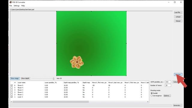 PSD 3D Converter 3.0, обзор новой версии, добавлены варио эффекты по просьбам пользователей смотреть онлайн
