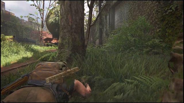 TLOU2 Grounded : Fast escape Scars @Trainyard (On Foot Walkthrough) смотреть онлайн