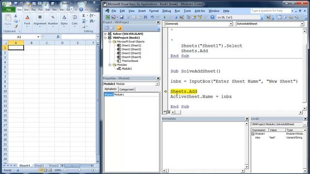 EverydayVBA Challenge Solution: Add A Sheet