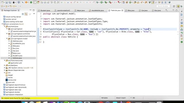 Jackson Annotations | @JsonTypeInfo | @JsonSubTypes | @JsonTypeName | Example | Simple Programming смотреть онлайн