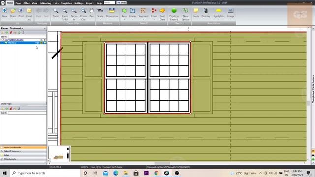 Area Measurements | Section Deduction | Planswift Tutorial смотреть онлайн