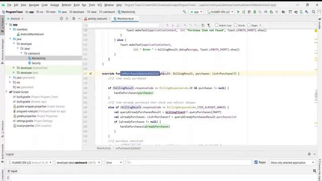 Kotlin - HOW TO IMPLEMENT IN APP PURCHASE OF SINGLE NON CONSUMABLE PRODUCT IN ANDROID смотреть онлайн