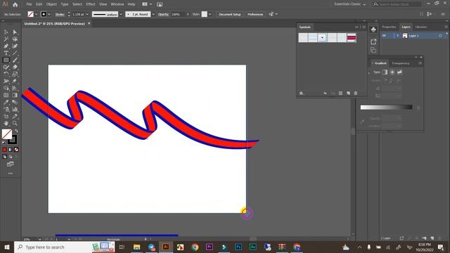 How to create Cambodia Flag Ribbon in Adobe illustrator | Tutorials смотреть онлайн