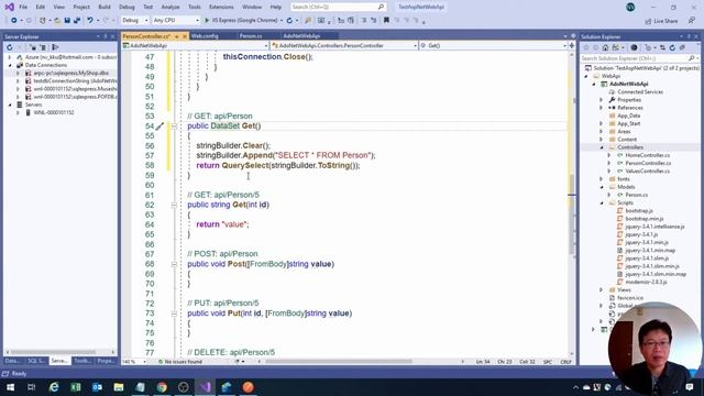 การสร้าง Rest Api เชื่อมต่อฐานข้อมูลแบบ ADO.NET เขียนโค๊ดเอง смотреть онлайн