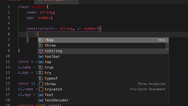 TypeScript tutorial 12: TypeScript class | How to create class and objects in TypeScript смотреть онлайн