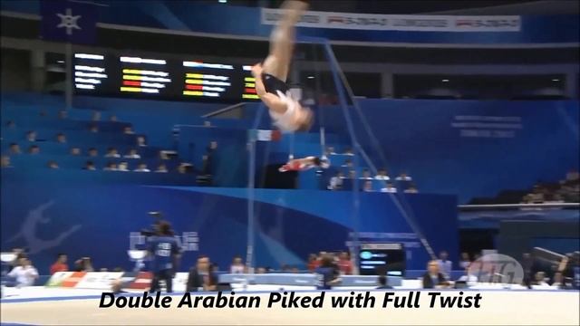 Подборка гимнастических элементов и комбинаций – ч. 2 смотреть онлайн