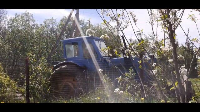 Пашем под картошку оба участка смотреть онлайн