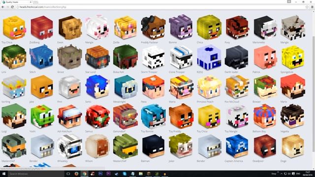 Minecraft - How To Get Custom Heads смотреть онлайн
