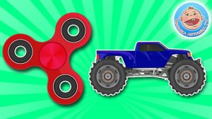 Видео для детей.  Играем со спиннером.  Машинки.  Мультики для мальчиков