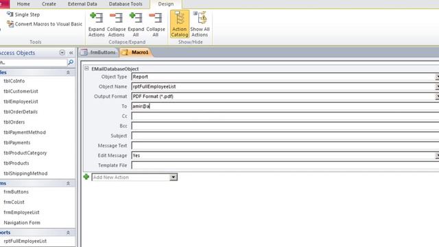 Microsoft Access 2007 2010 2013 pt 8 (Find/Search Record Macro, Email Macro, Print Macro) смотреть онлайн