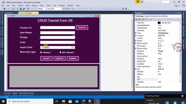 How to Display Data from DataGridView to TextBox, RadioButton in VB Net Using CellClick смотреть онлайн