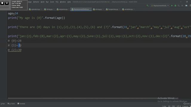 10.String Replacement fields in python || format in python || hindi || TCS смотреть онлайн