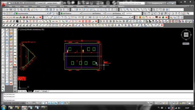 AutoCAD - Rzut dachu смотреть онлайн