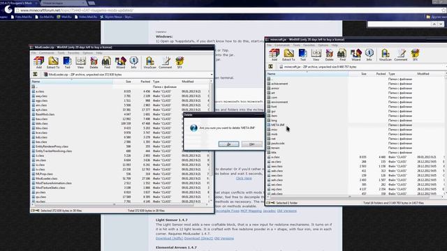Как установить ModLoader.