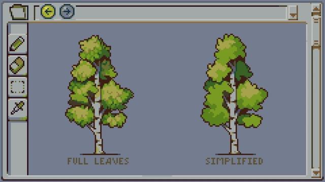 How to Draw Pixel Art Trees! (My method) смотреть онлайн