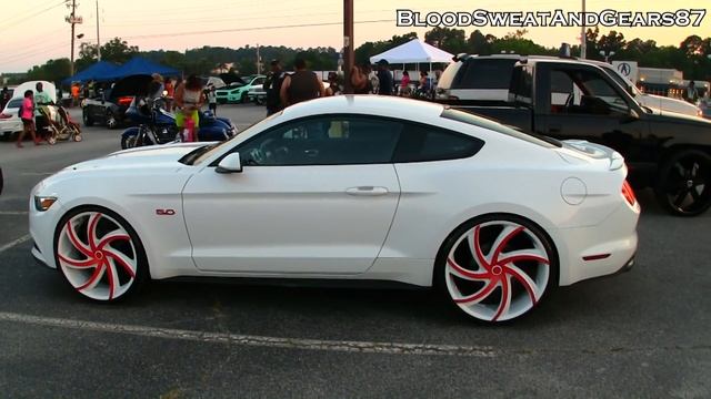 5.0 Ford Mustang (6th Gen) on 24" Massiv Wheels смотреть онлайн