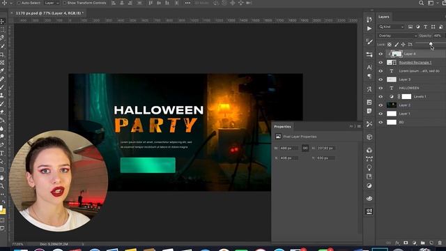 Переделала САЙТ В PHOTOSHOP за 5 минут // Дизайн лендинга ДО / ПОСЛЕ смотреть онлайн