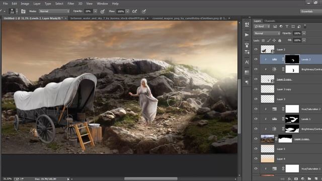Photoshop Manipulation Tutorial - Princess Wanders смотреть онлайн