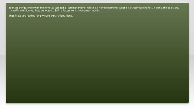 What causes "java.lang.IllegalStateException: Neither BindingResult nor plain target object for ... смотреть онлайн