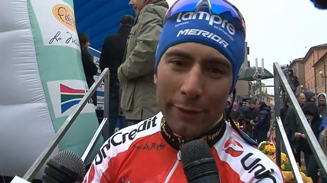 Coppi e Bartali 2013: la dedica di Diego Ulissi dopo la vittoria смотреть онлайн