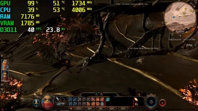 Baldurs Gate 3 GT 1030 - 720p Low, смотреть онлайн