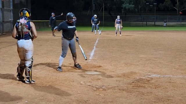Jyllian Skoda (2025, Gilbert, AZ) 2 RBI Line Drive 16 U