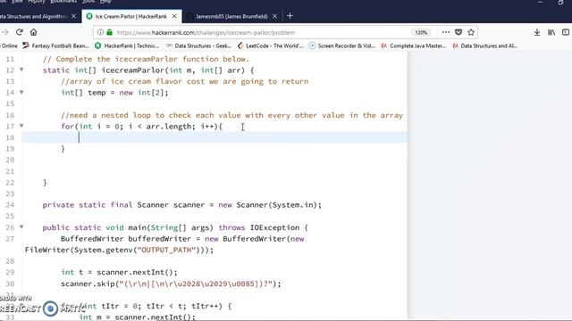 Java Search Algorithm Ice Cream Parlor смотреть онлайн