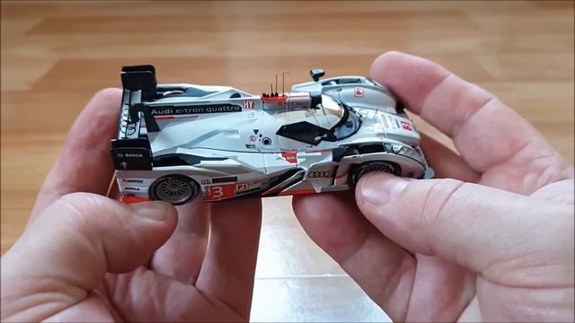 Diecast AUDI R18 E TRON Quattro, !XO, 1;43 Sclae.Автомодели.Обзор смотреть онлайн