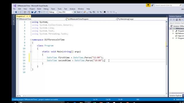 C# tips and tricks 1 - Finding the Difference of Time (How to find the difference of time?) смотреть онлайн