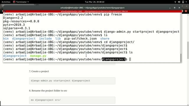 02 STOCK MANAGEMENT SYSTEM - INSTALLING PYTHON 3, VIRTUALENV AND DJANGO IN LINUX смотреть онлайн