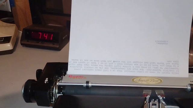 1968 Sears medalist power 12 electric typewriter смотреть онлайн