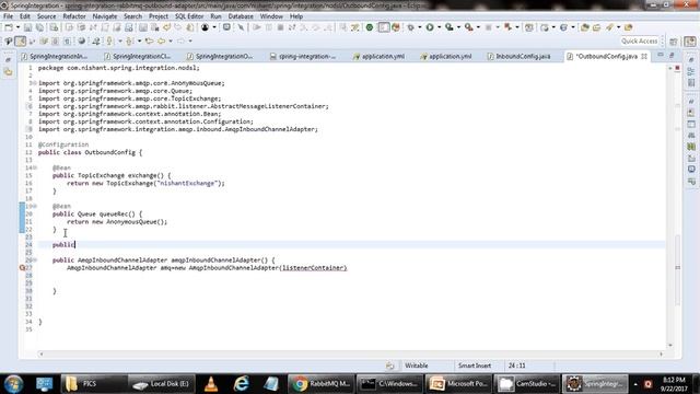 Rabbitmq Spring Integration Using Spring Boot смотреть онлайн