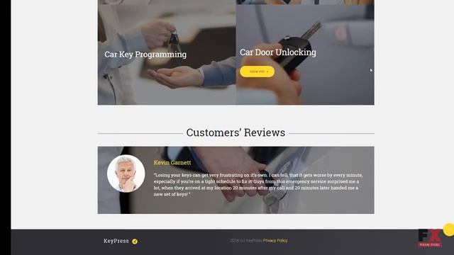 KeyPress - Car Key Replacement Service WordPress Theme TMT | Free Tem смотреть онлайн