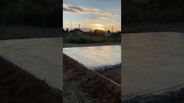 Основание под плитный фундамент- заливаем подбетонку! смотреть онлайн