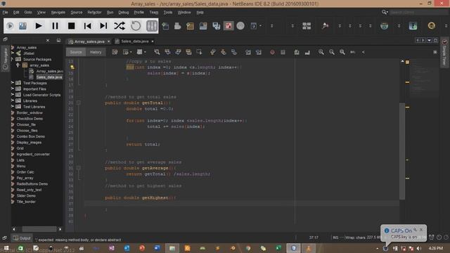 java tutorial 22 Array that Calculates Total ,Highest,Lowest,Average sales смотреть онлайн