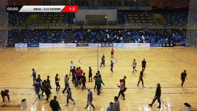 VI ЧЕМПИОНАТ РК ПО ФУТЗАЛУ. BIRLIK (г.Нур-Султан) - CCC BAITEREK (г.Уральск) смотреть онлайн