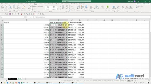 CSV losing leading zeros and number changing смотреть онлайн