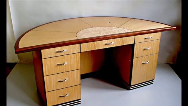 Creating my Art Deco Half Circle Desk.... смотреть онлайн
