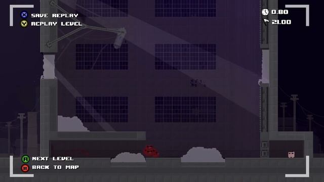 Super Meat Boy - Chapter 3 - The Salt Factory (Dark World) смотреть онлайн