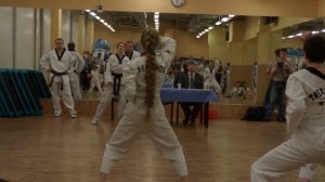 Аттестация на желтый пояс по тхэквондо