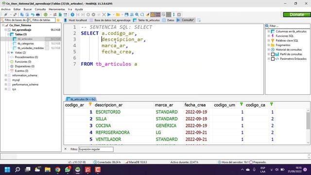27 - SELECT INNER JOIN | Curso de Base de Datos MariaDB Server смотреть онлайн